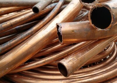 scrap copper pipes
